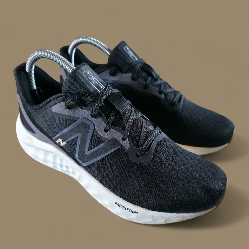 New Balance Freshfoam Arishi WARISEK4 Black Running Shoes Womens 8.5 *No Insole*